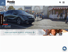 Tablet Screenshot of hondaofthedesert.com